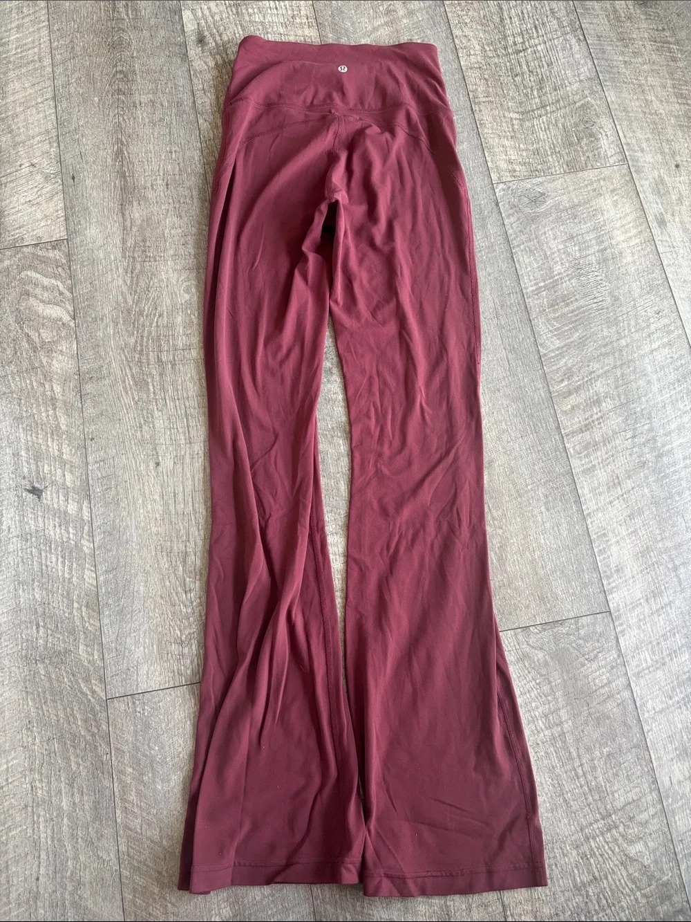 lululemon athletica Women's Burgundy Flare Leggings